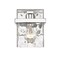 Z-Lite Bennington 1 Light Wall Sconce, Chrome & Clear 1938-1S-CH - alternate 2